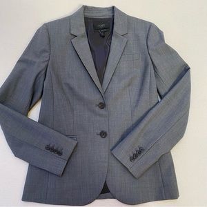 JCrew Two Button Suit Jacket, size 8 - Grey NWOT